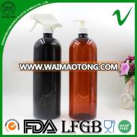 PET bullet shape wholesale amber pet bottle with different volumn